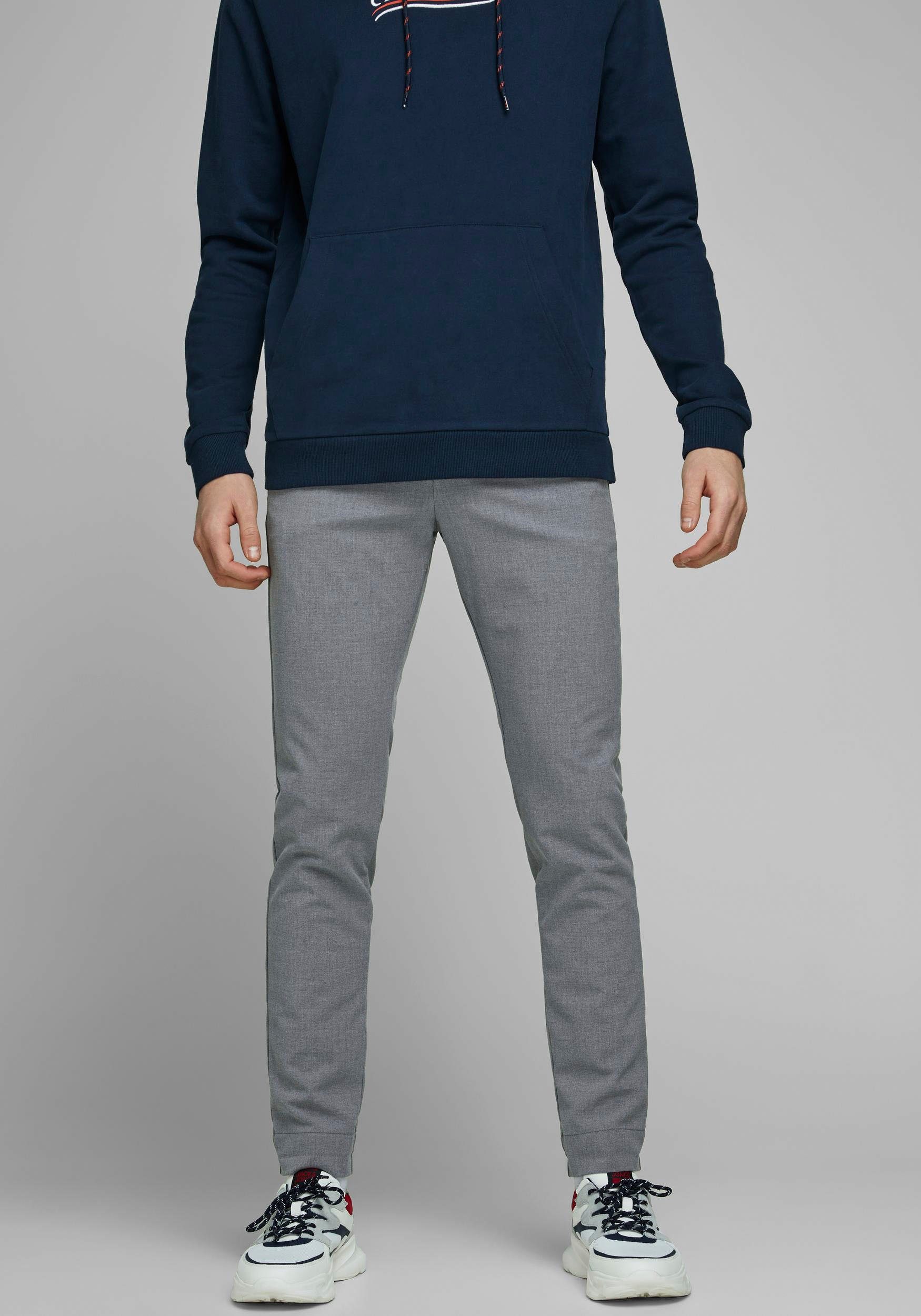 Jack & Jones Chinohose MARCO – Chinohose mit Stretchanteil und Komfort modisch, slim fit, Web