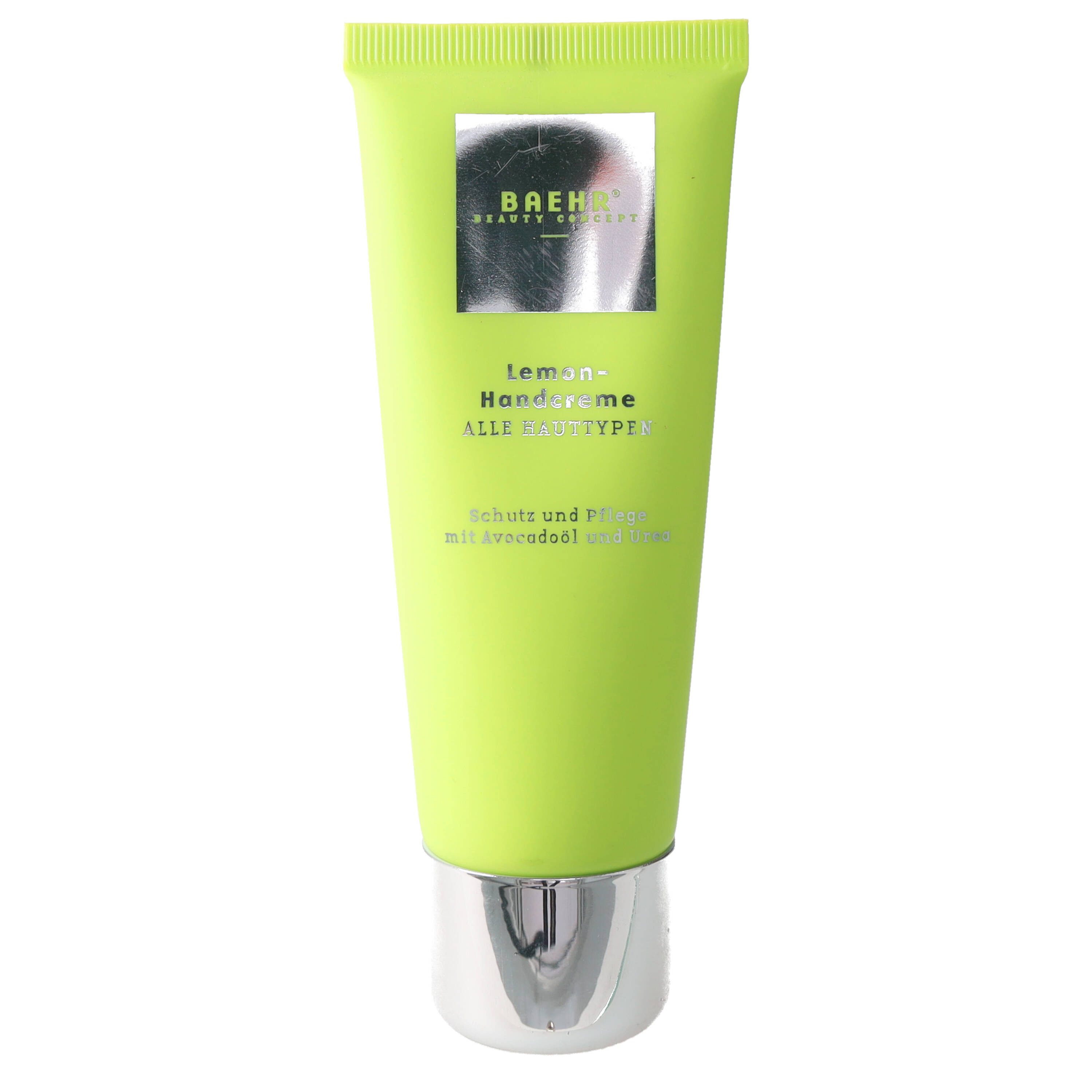 BAEHR BEAUTY CONCEPT Handcreme Baehr Beauty Concept Lemon-Handcreme 75ml erfrischender Lemon-Duft, 1-tlg., Avocadoöl, Urea, Glycerin und Bisabolol pflegen intensiv