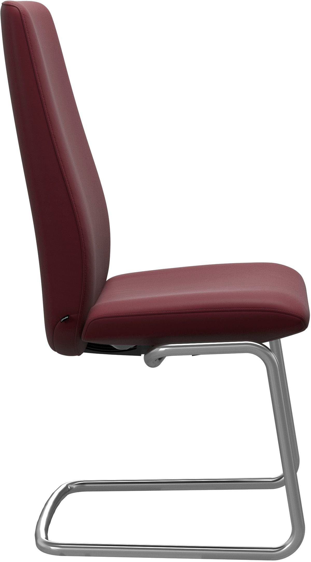 Stahl High mit Back, in Beinen matt Polsterstuhl Schwarz Größe aus L, Stressless® Laurel,