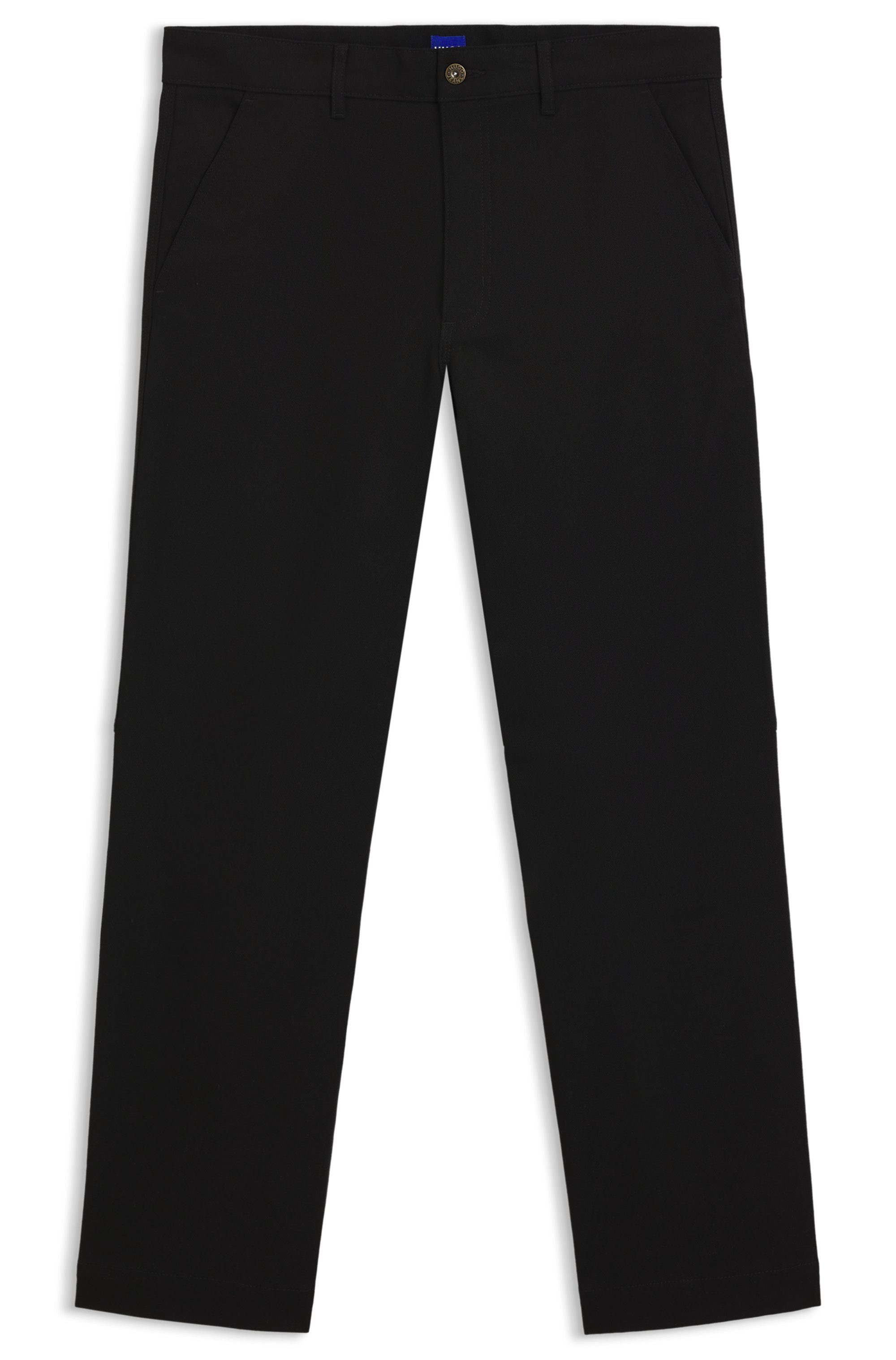 HUGO Chinohose Zarik regular fit mit schmalem Bein