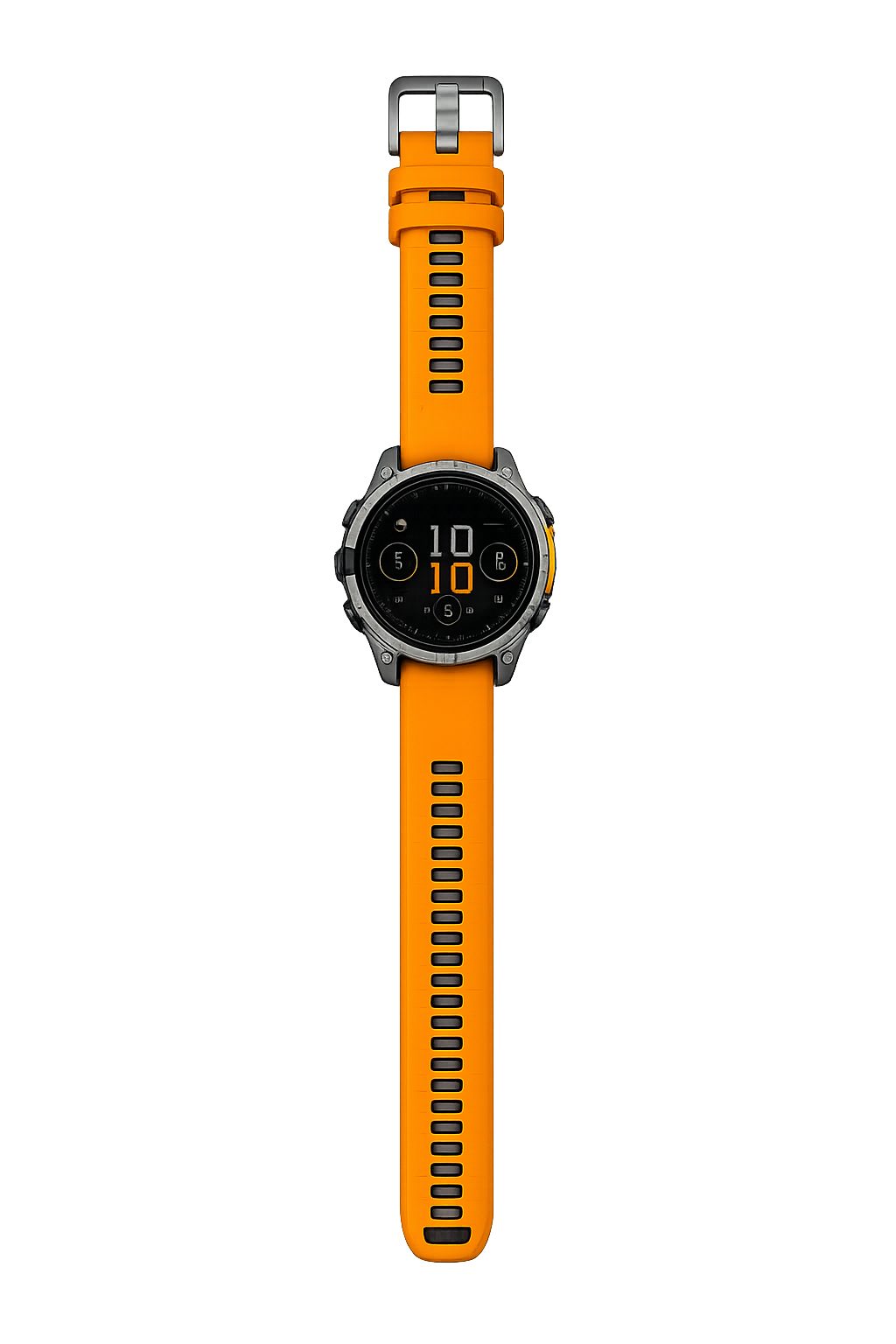 Garmin Fenix 8 Smartwatch (3,56 cm cm/1,4 Zoll, Garmin OS) Einzelartikel, 2-tlg., Smartwatch inkl. Silikon-Armband und Lade-/Datenkabel, AMOLED Display; Saphirglas; Taschenlampe; Mikro & Speaker; Tauchfest