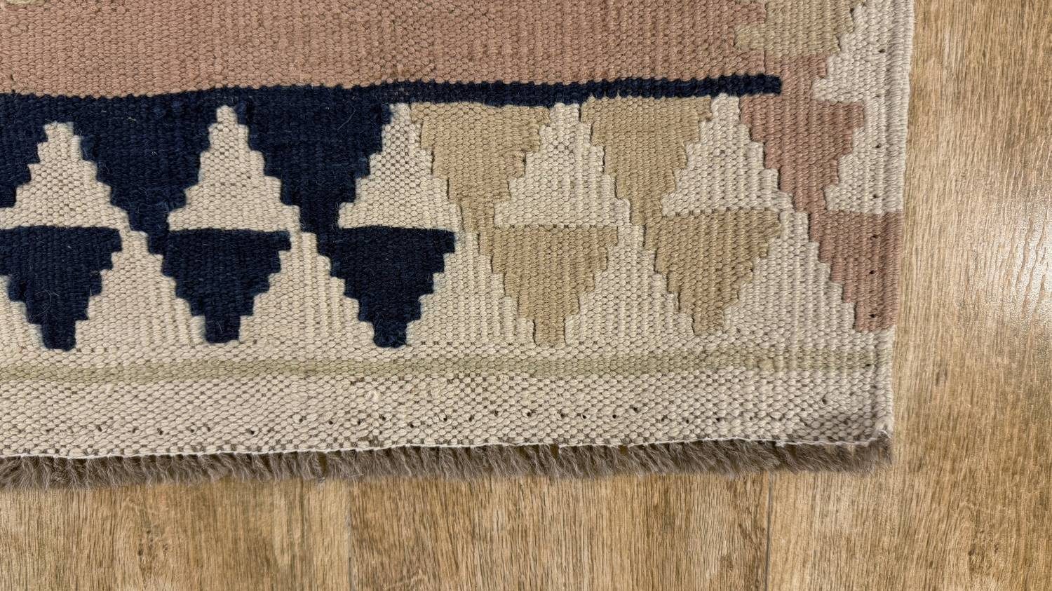 Rug Studios Teppich KELIM ORIGINAL HANDGEARBEITET, Rechteckig, Höhe: 5 mm, Handgefertigt, 81 x 115 cm, Rose