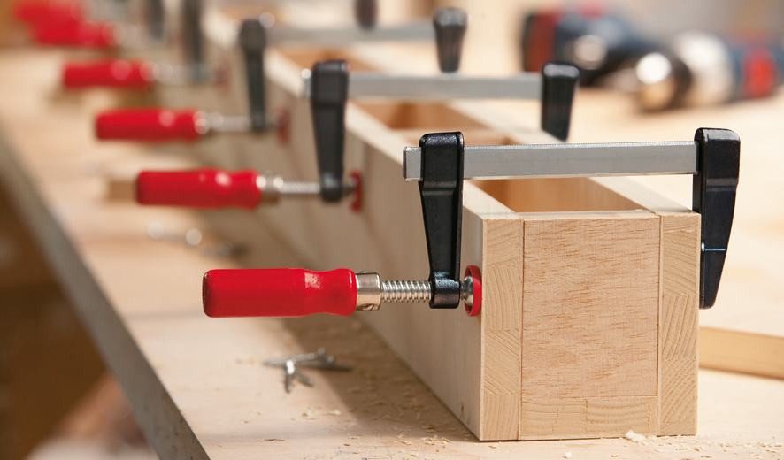 Bessey Schraubzwinge Bessey Druckguss-Zwinge Zink-Druckguss schwarz