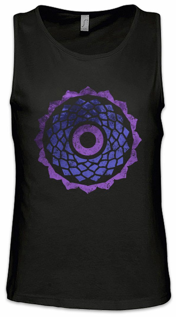 Tanktop Chakra Sahasrara Ärmelloses T-Shirt Scheitel Krone Buddha Crown