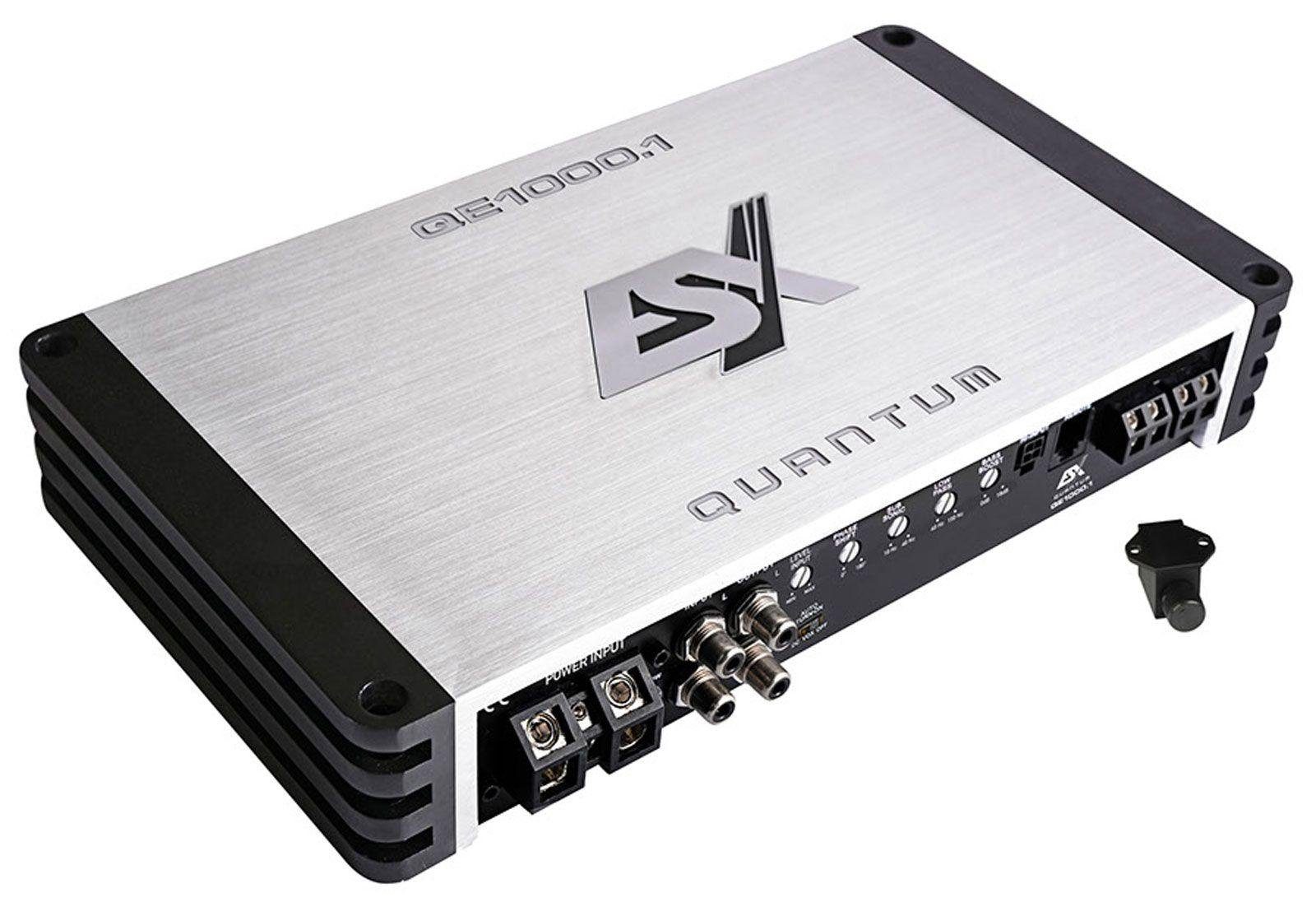 ESX QUANTUM Digital Monoblock QE1000.1 1-Kanal Auto Endstufe mit 2000 Watt  Vollverstärker