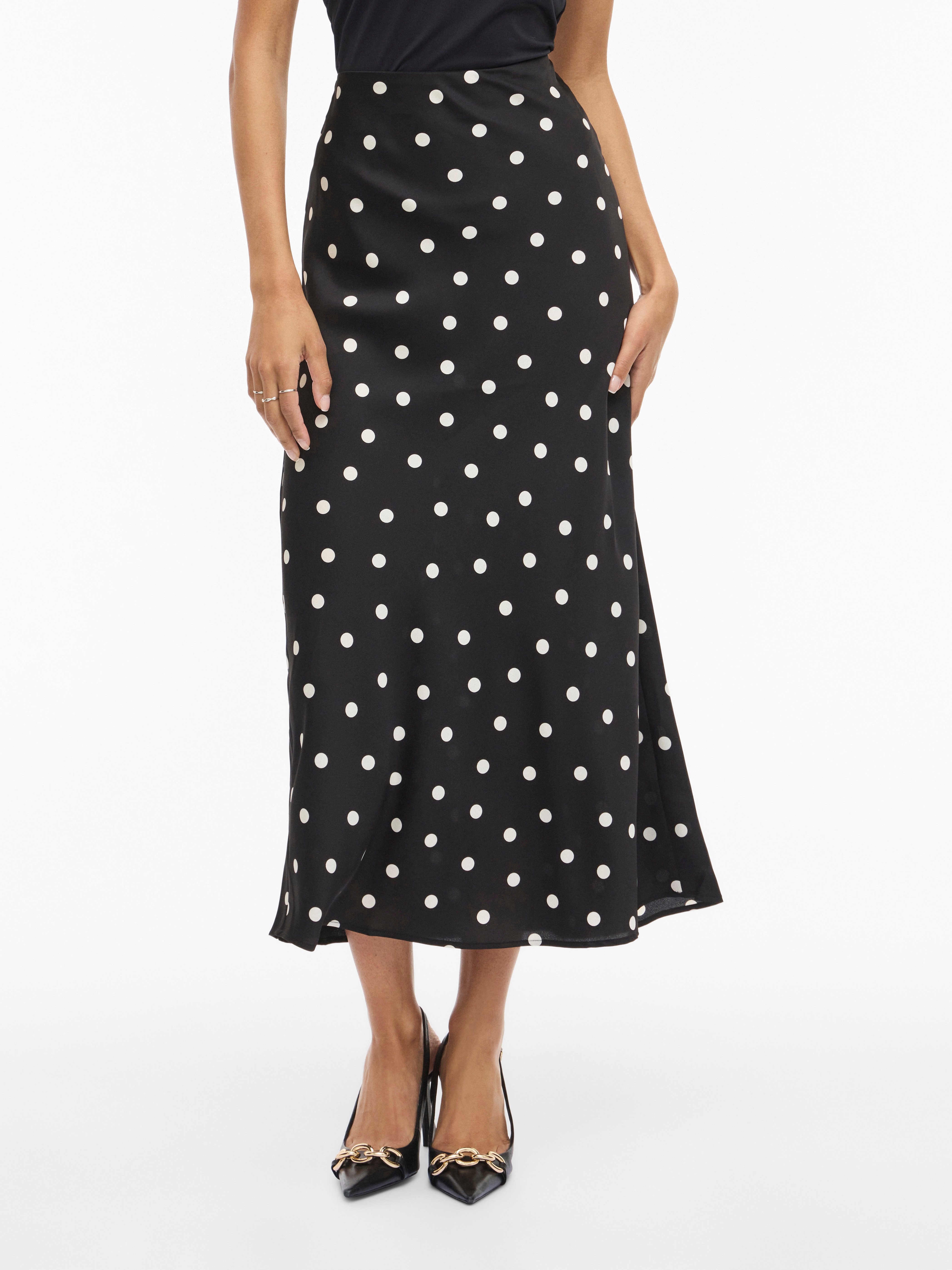 Vila Maxirock VIELLETTE HW LONG SKIRT - NOOS