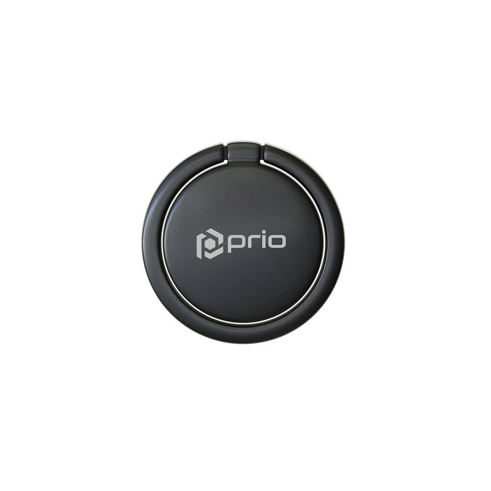 prio Handy-Halterung prio Metall-Handyring matt-schwarz, (Universalhalterung)
