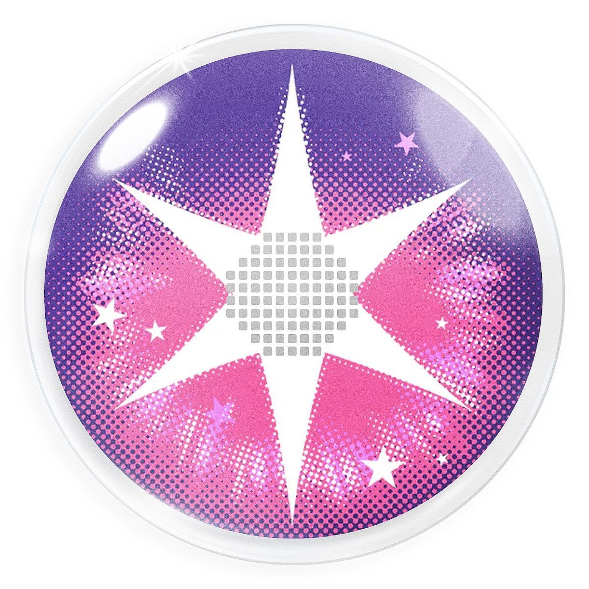 MeralenS Jahreslinsen Violet Star Kontaktlinsen – Ruby Hoshino Look aus Oshi no Ko