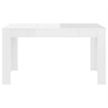 DOTMALL Esstisch Esstisch Hochglanz-Weiß , 140 x 74,5 x 76 cm , Holzwerkstoff