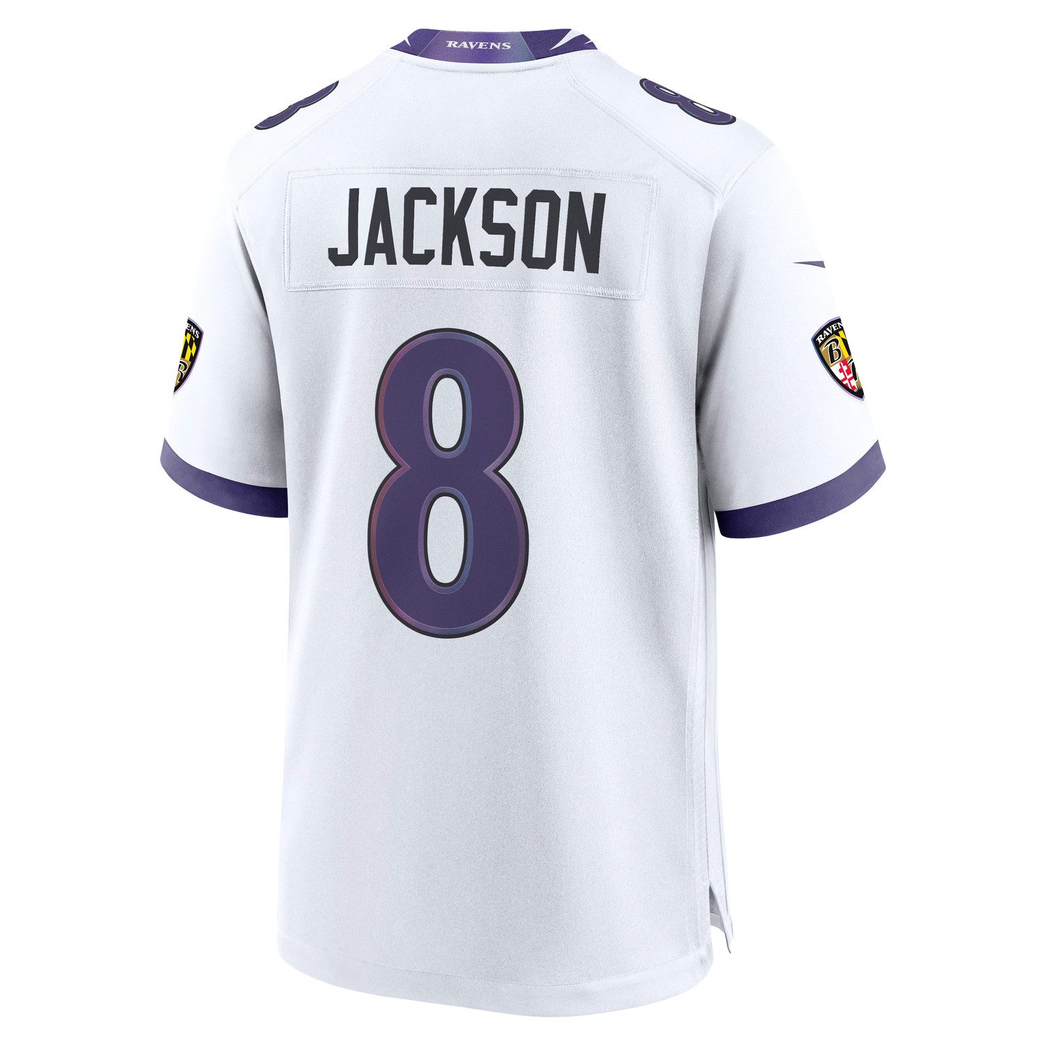 Nike Footballtrikot Nike Trikot Baltimore Ravens Nike Road Jersey Jackson 8