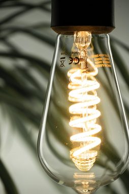 SEGULA LED-Leuchtmittel LED Rustika Curved Spirale Ambient klar, E27, Warmweiß, dimmbar, E27, Rustika Curved Spirale, klar, Ambient Dimming
