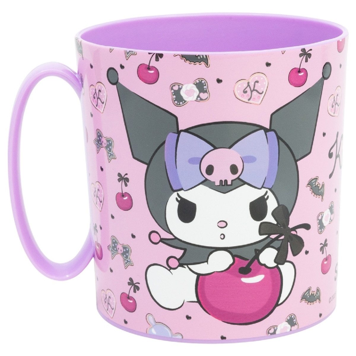 Storline Tasse Hello Kitty Mikrowellengeeigneter Kunststoffbecher 390 ml, Plastik