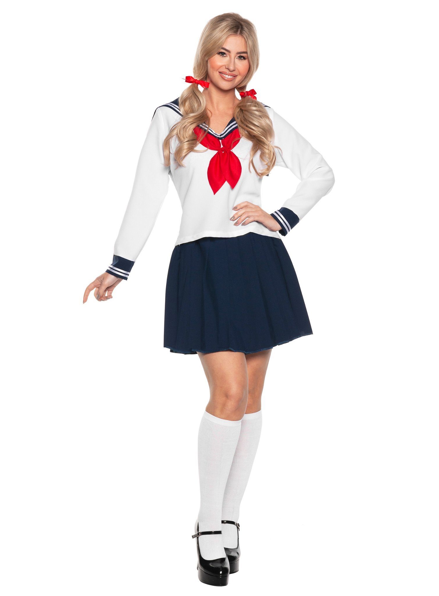 Underwraps Kostüm Cosplay Matrosin Kostüm, Rollenspiel-Kostüm im maritimen Look