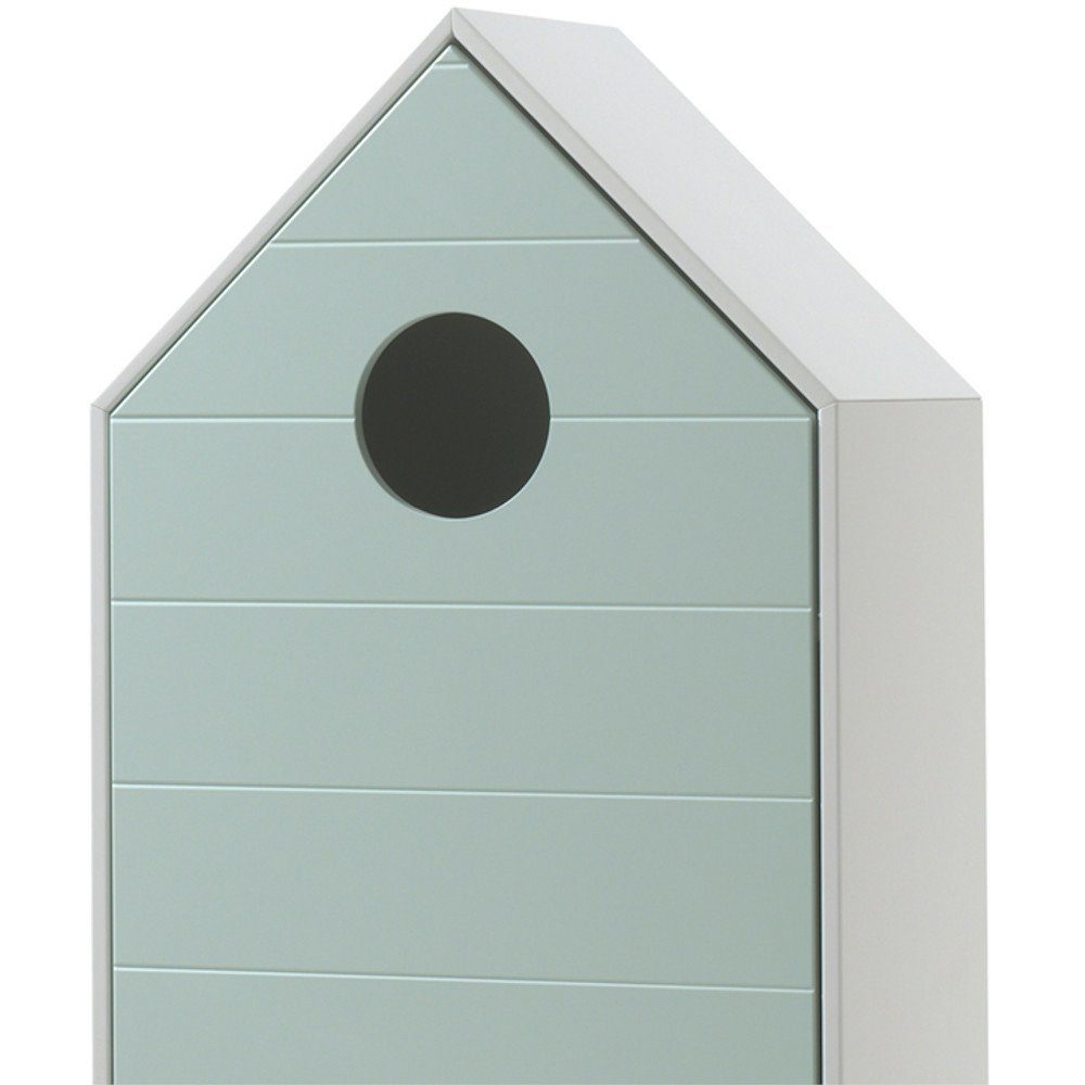 Schränke + Grau Mint / / Regal Kinderkleiderschrank 24 Weiß 2 Kindermöbel Maxi