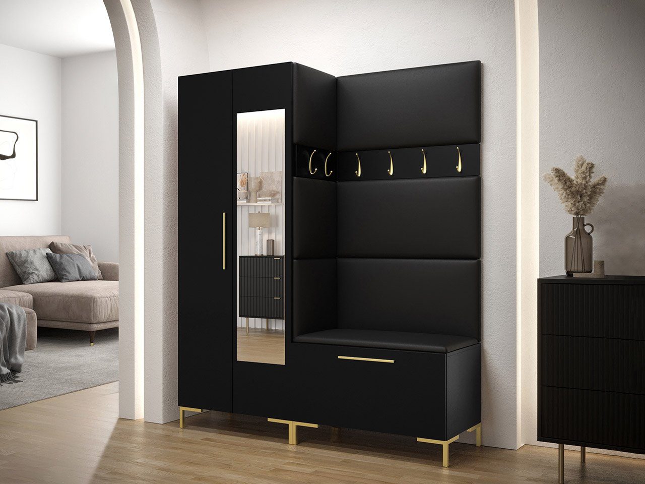MIRJAN24 Garderoben-Set Zilion IX, (Komplett-Set, Schrank günstig online kaufen