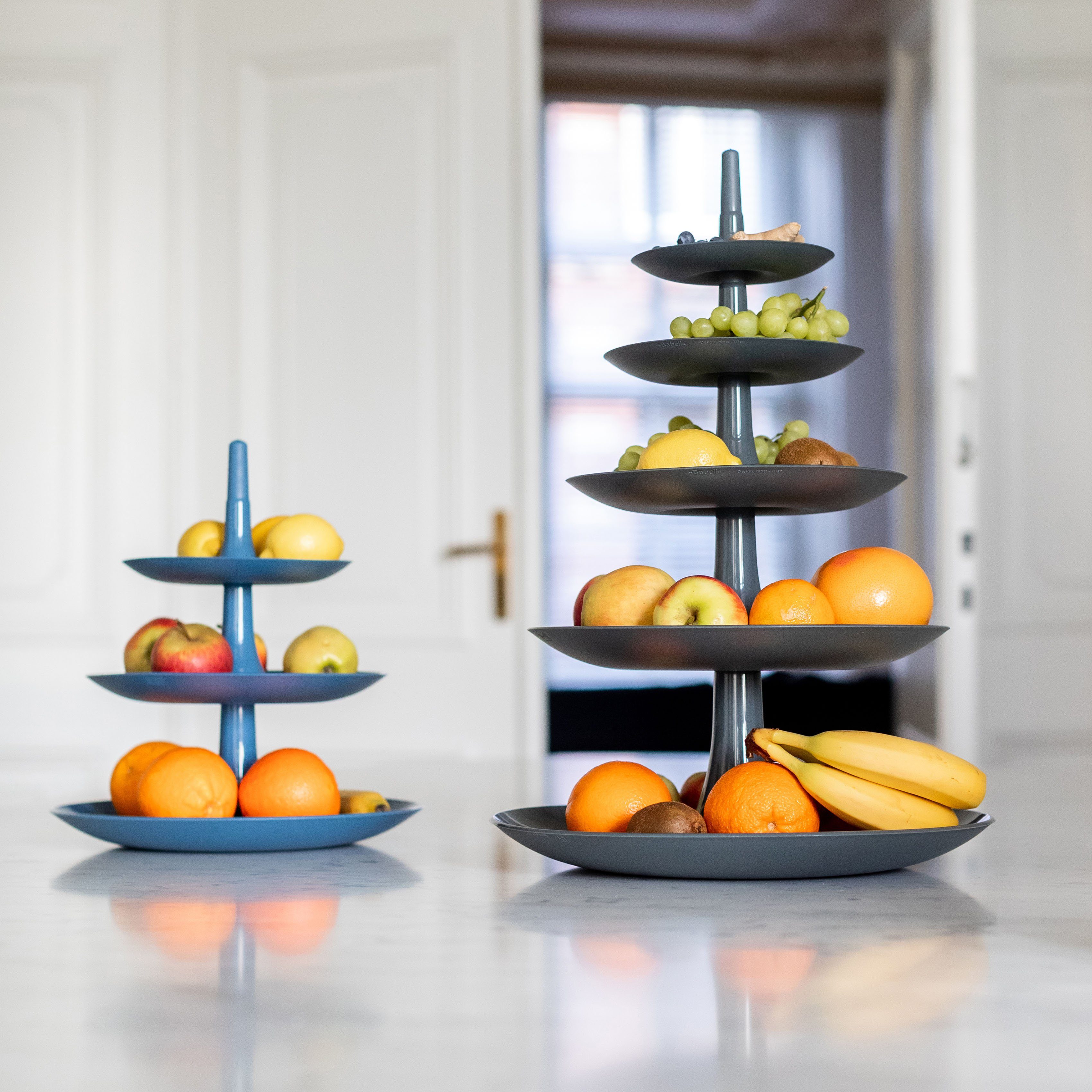 KOZIOL Etagere BABELL BIG, Kunststoff, spülmaschinengeeignet, melaminfrei, 5-stufig