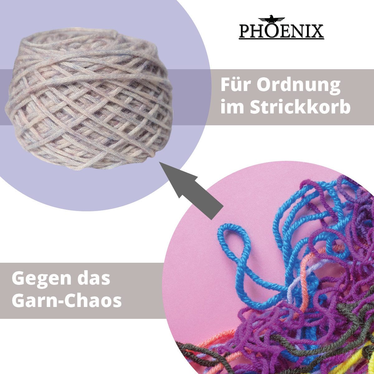 Phönix Germany Phönix Wollwickler Häkelwolle