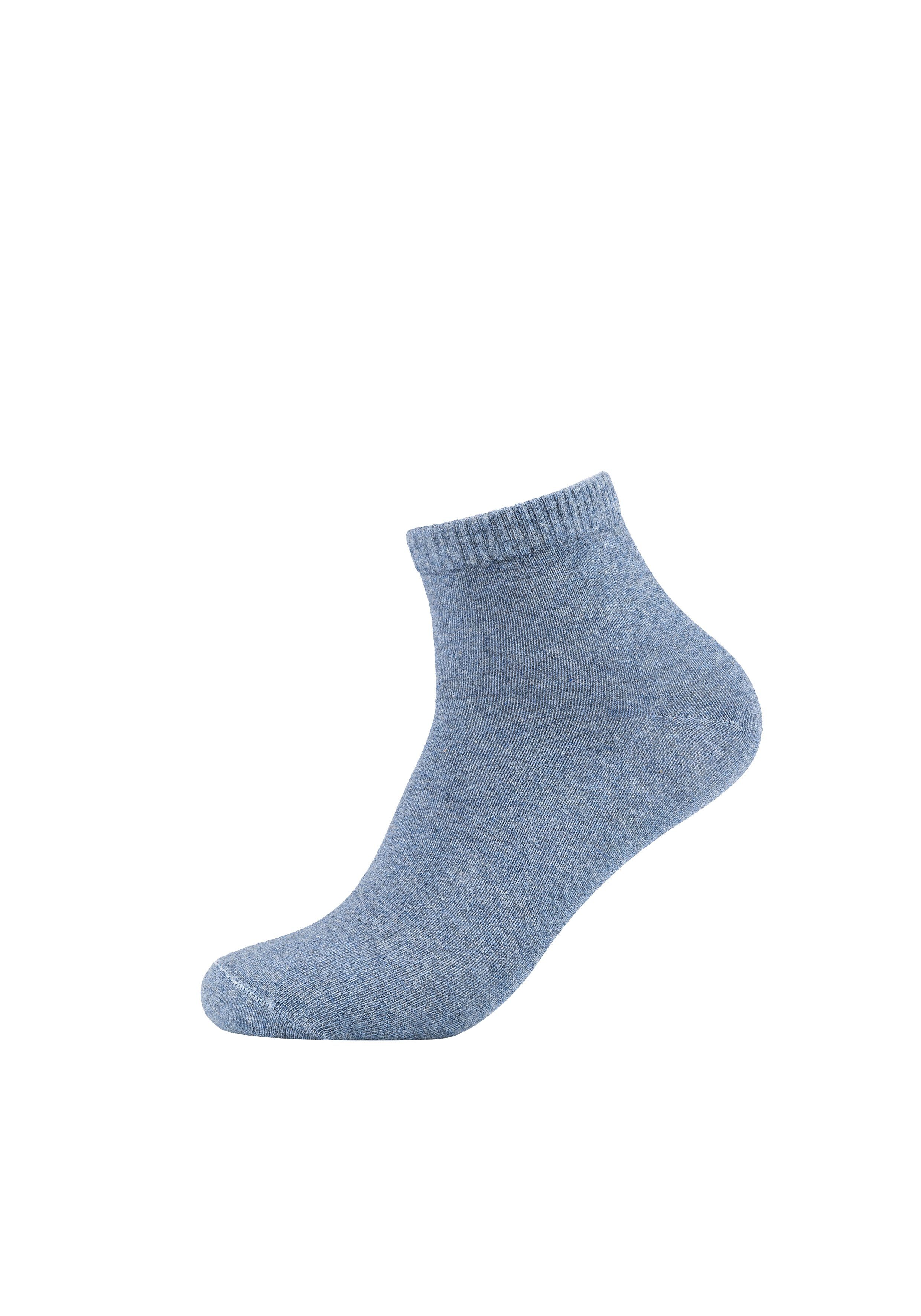 s.Oliver 8er praktischen im Essentials blau, Pack (8-Paar) Socken grau
