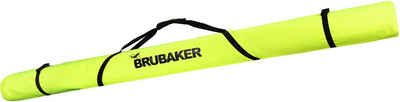 BRUBAKER Skitasche XC Touring Langlauf Ski Tasche - Neon Gelb (1-tlg., reißfest und schnittfest), Skibag für 1 Paar Ski und 1 Paar Stöcke (Skier und Skistöcke)