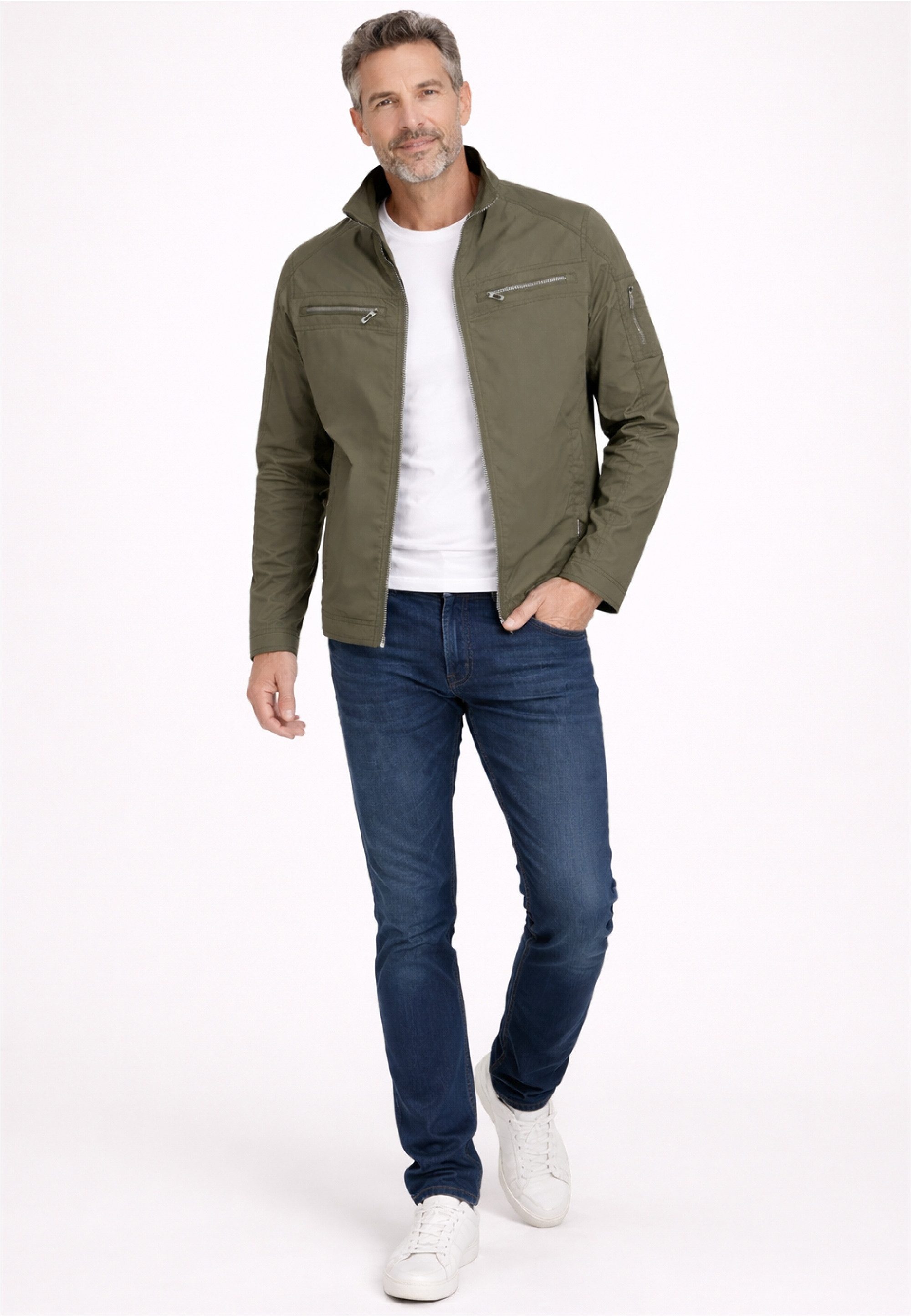 New Canadian Outdoorjacke (1-St) mit klassischem Stehkragen