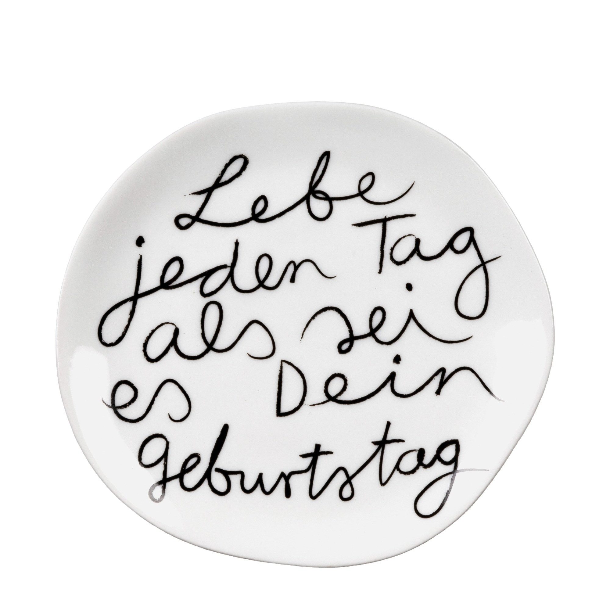 Räder Dessertteller räder Mix & Match Тарелки Lebe jeden Tag klein