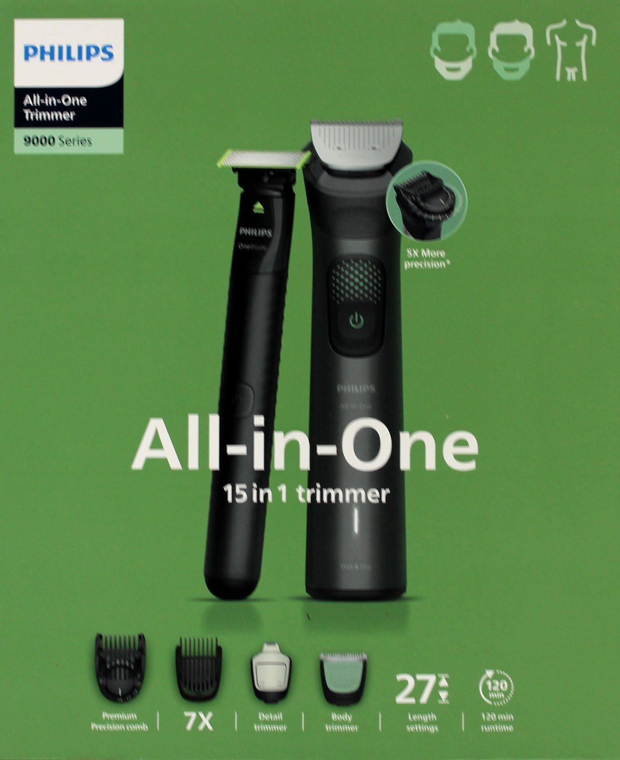 Philips Bartschneider Philips MG9531/15 Series 9000 All-in-One 15in1 Akku Trimmer – Bild 3 von 3