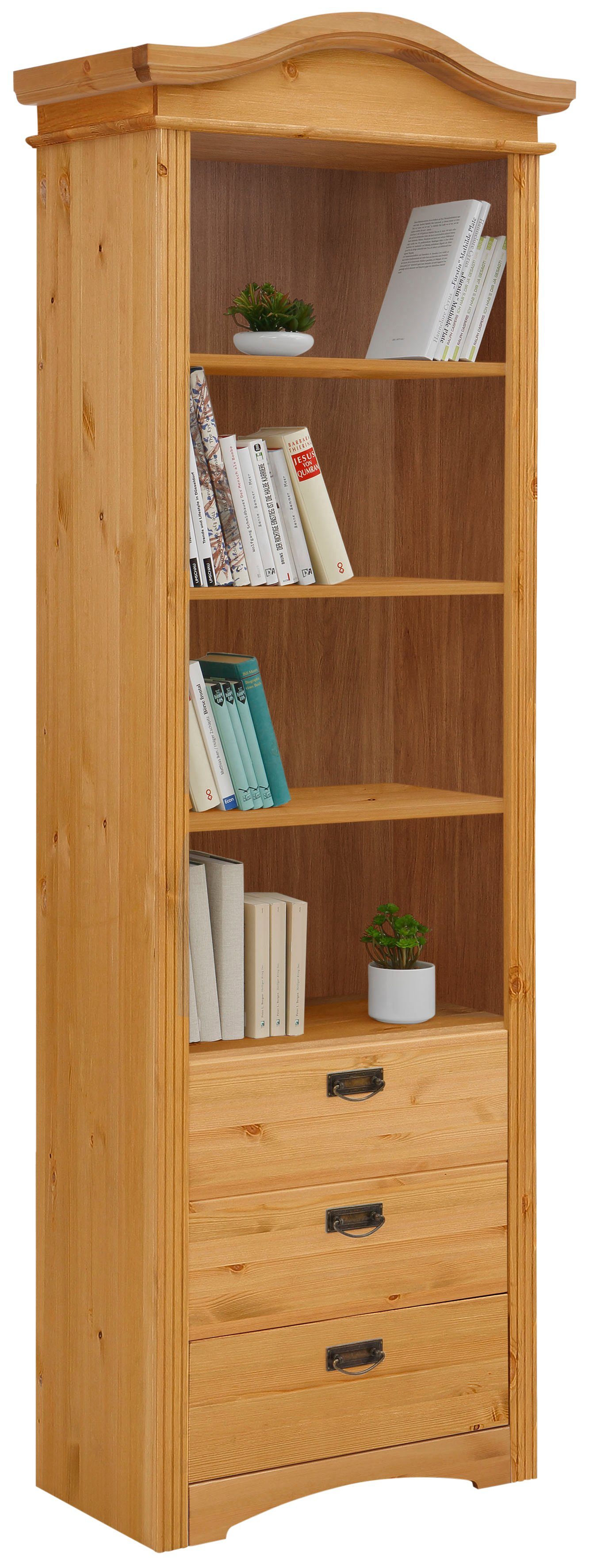 OTTO home Regal Konrad, aus Massivholz, für Kinderzimmer, mit Metallgriffen, Made in Europa