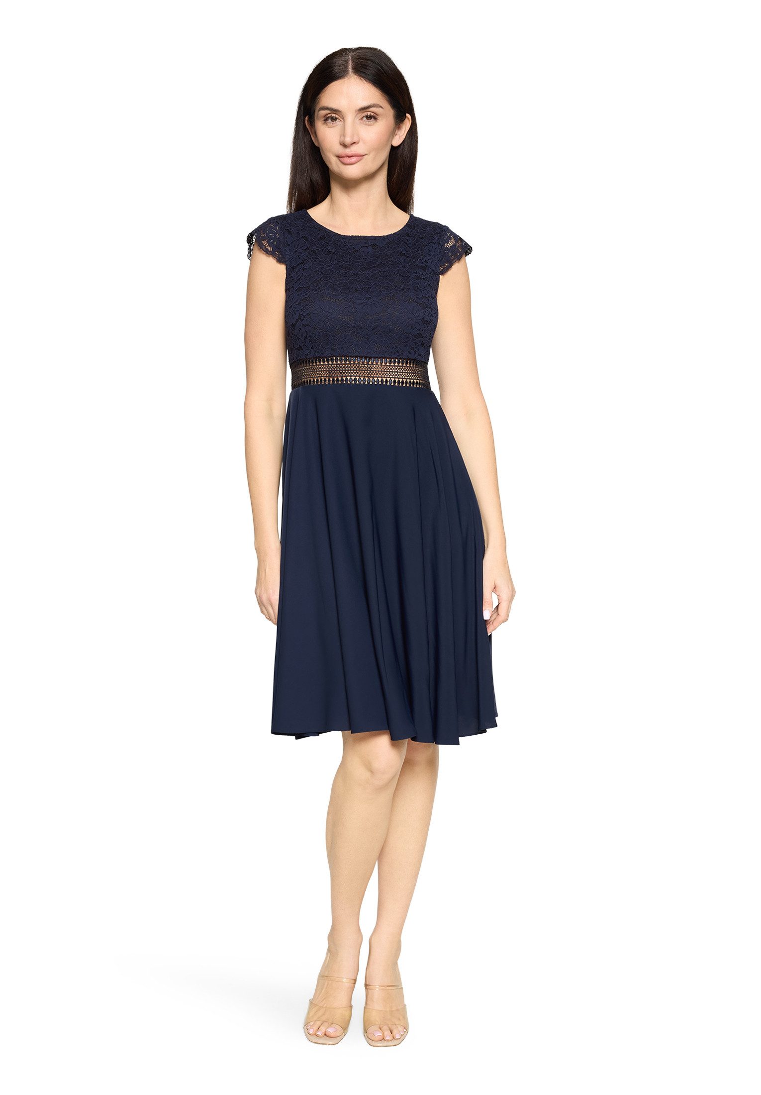 Vera Mont Abendkleid Damen mit Spitze Spitze günstig online kaufen