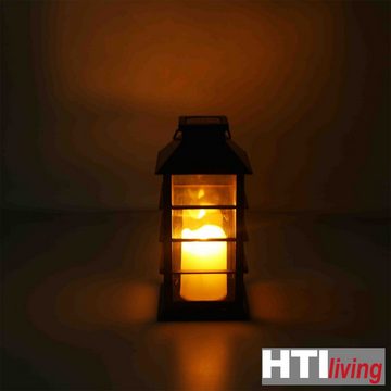 HTI-Living LED Solarleuchte Solarlaterne Kunststoff, 2er Set Soley, Gartenlaterne LED Leuchte