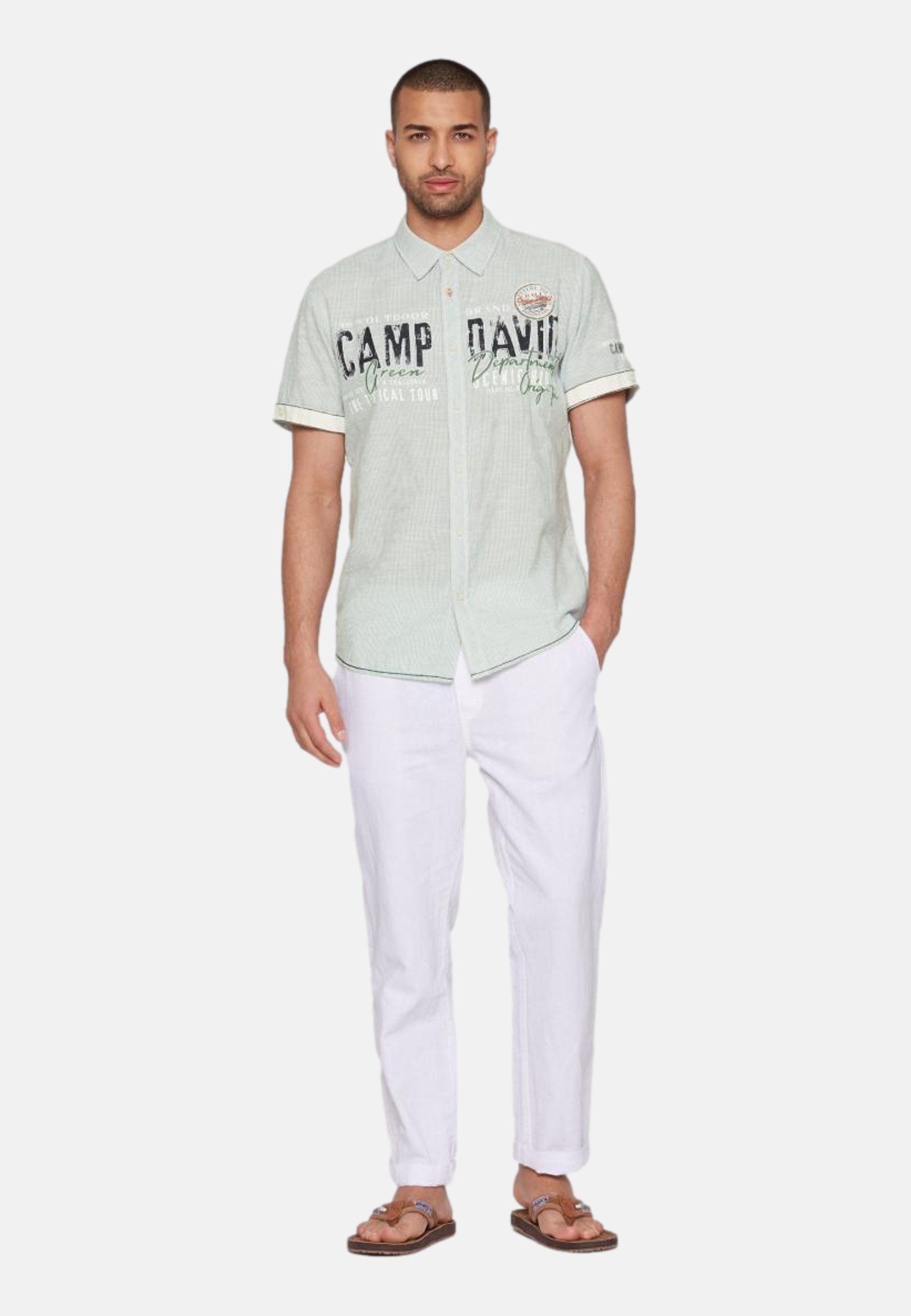 CAMP DAVID Kurzarmhemd Hemd Kurzarmhemd (1-tlg) günstig online kaufen