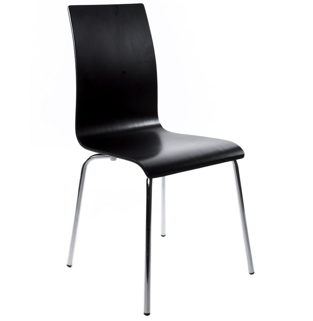 Holz DESIGN CLAssIC -Stuhl Esszimmerstuhl Schwarz KADIMA stapelbar) (nicht