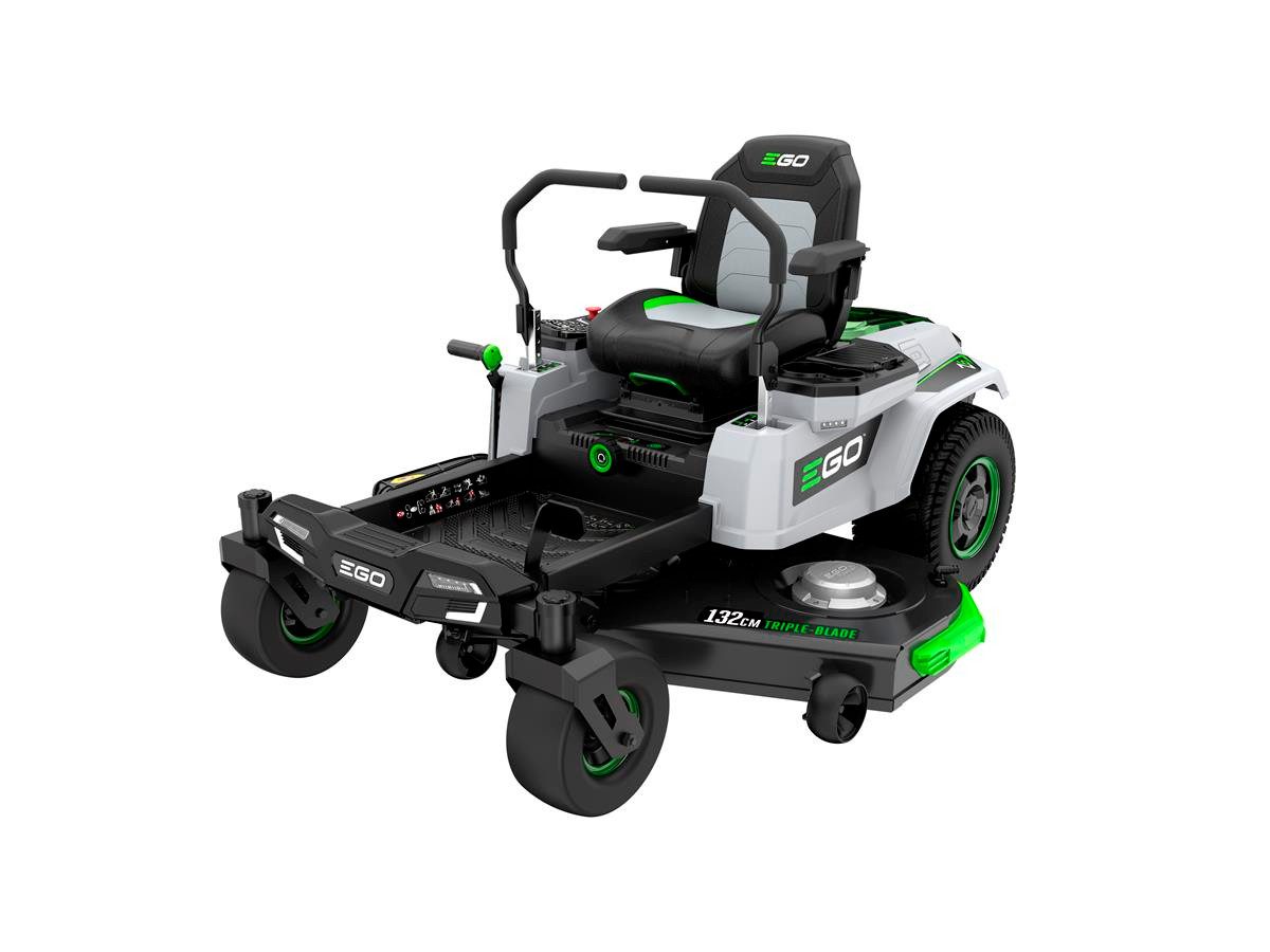 EGO POWER PLUS Akku-Rasentraktor ZT5201E-L, 132 cm Schnittbreite, inkl. Ladegerät, ohne Akkus, inkl. 3 Messern, mit drei Fahrmodi und vier Messergeschwindigkeiten