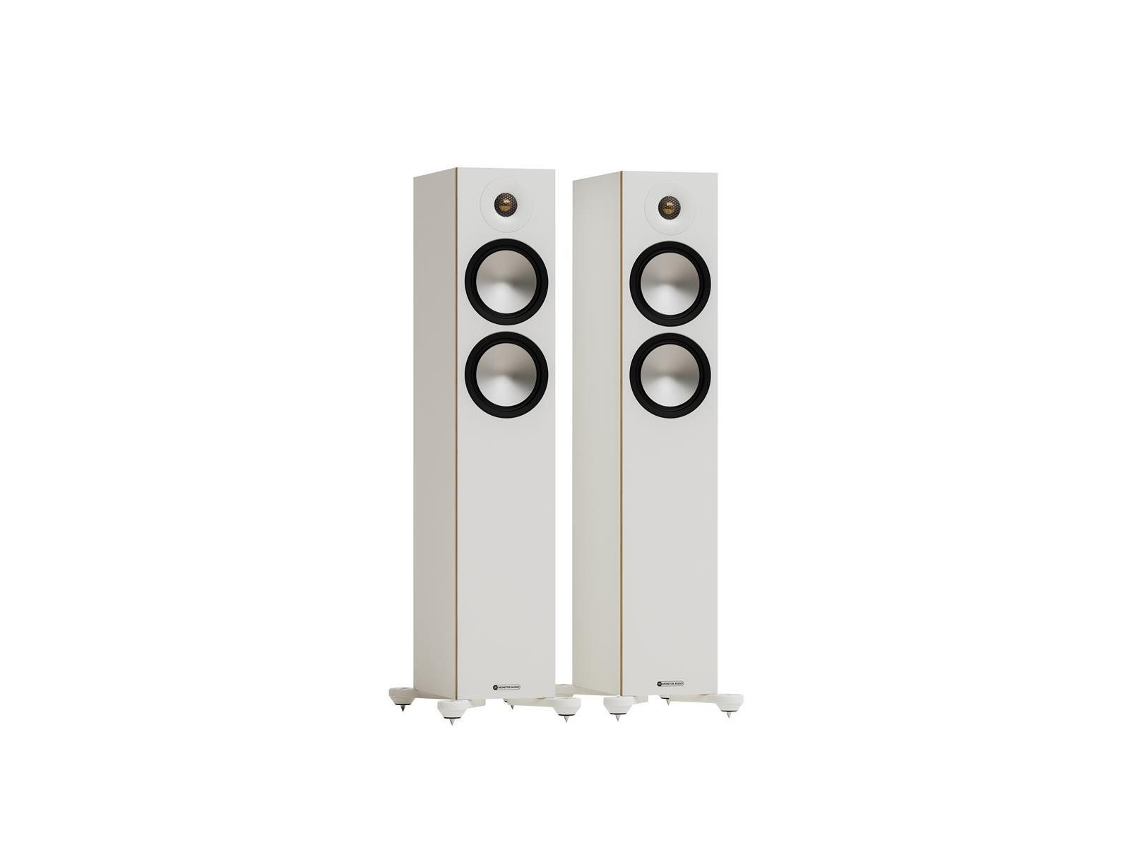 MONITOR AUDIO Monitor Audio Bronze 300 7G (Paar) weiß Stand-Lautsprecher
