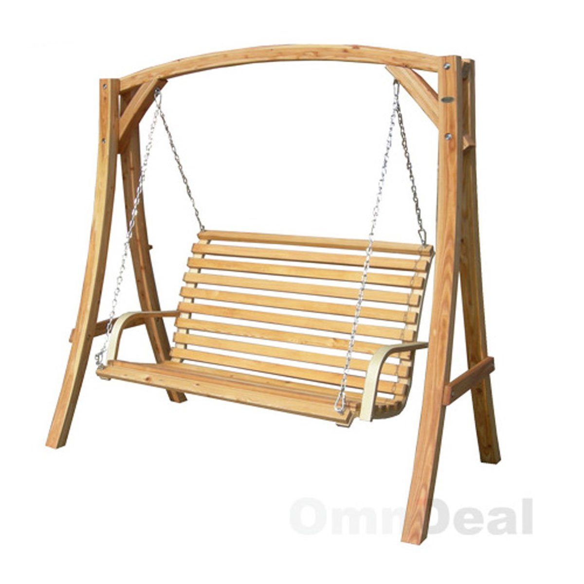 AMANKA Hollywoodschaukel Gartenschaukel aus Lärchenholz für günstig online kaufen