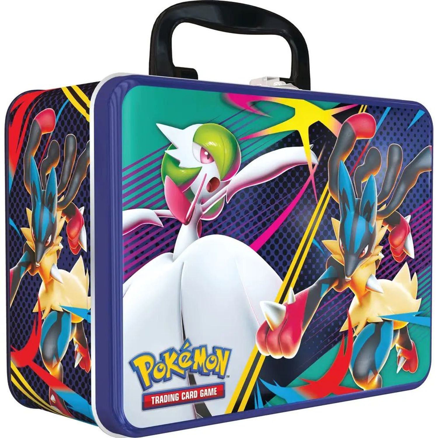 POKÉMON Sammelkarte Sammelkoffer, 6 Boosterpacks