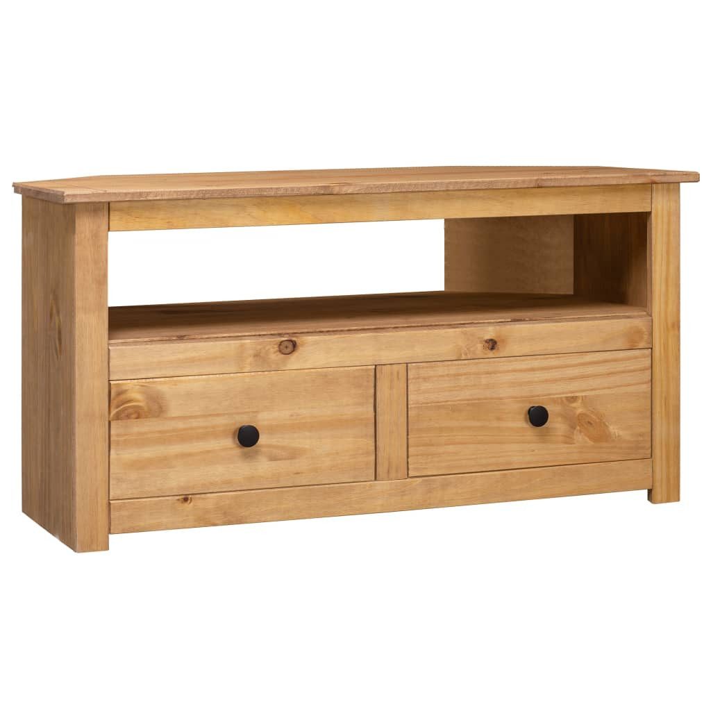 vidaXL TV-Schrank NA TV-Eckschrank 93x49x49 cm Massivholz Panama-Kiefer