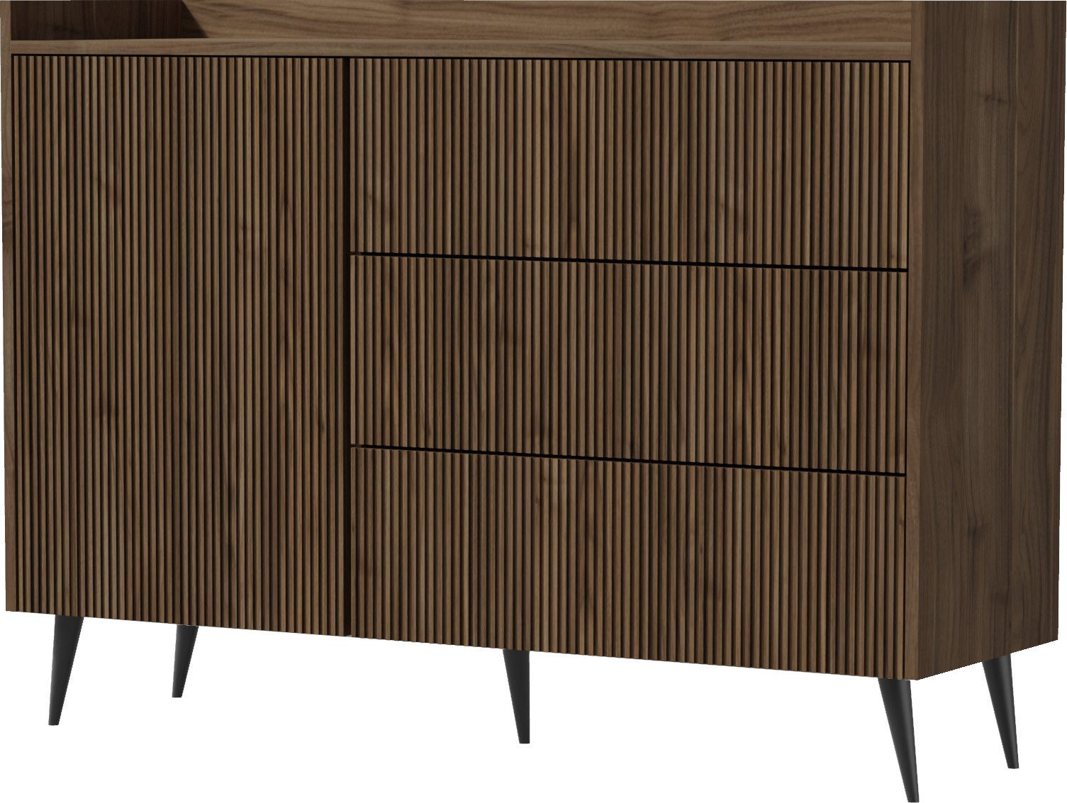 WFL GROUP Sideboard Arysa (erhältlich in 2 Größen – 125/150 cm Breit), grif günstig online kaufen