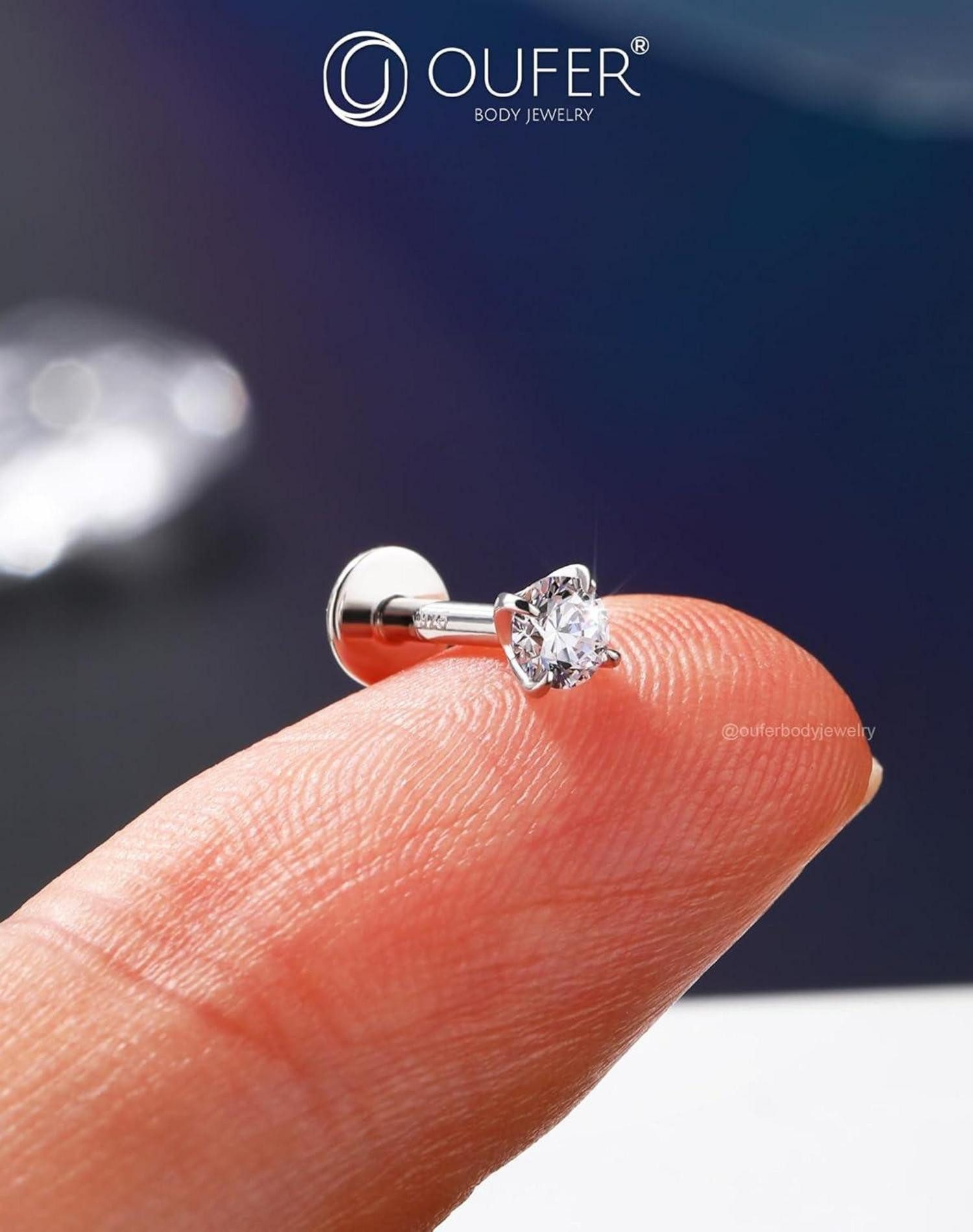 LuxusKollektion Piercing-Set Silber 925 6mm Helix günstig online kaufen