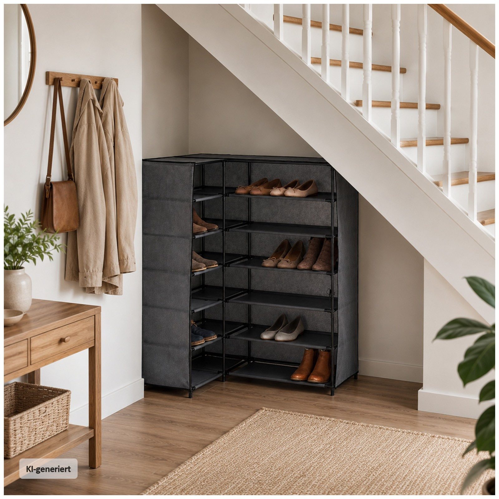 HTI-Living Schuhregal Eckregal Schuhregal, 1 Stück 1-tlg., begehbarer Kleiderschrank – Bild 5 von 5