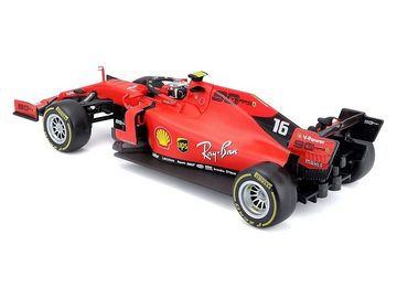 Maisto Tech RC-Auto Ferrari F1 SF90 2019 #16 Leclerc (rot, Maßstab 1:24), Original Look