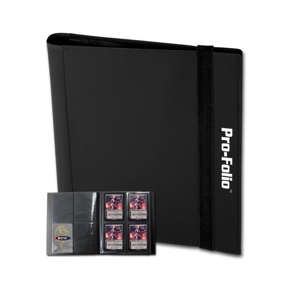 BCW Sammelkarte BCW Pro-Folio 4-Pocket Portfolio Black