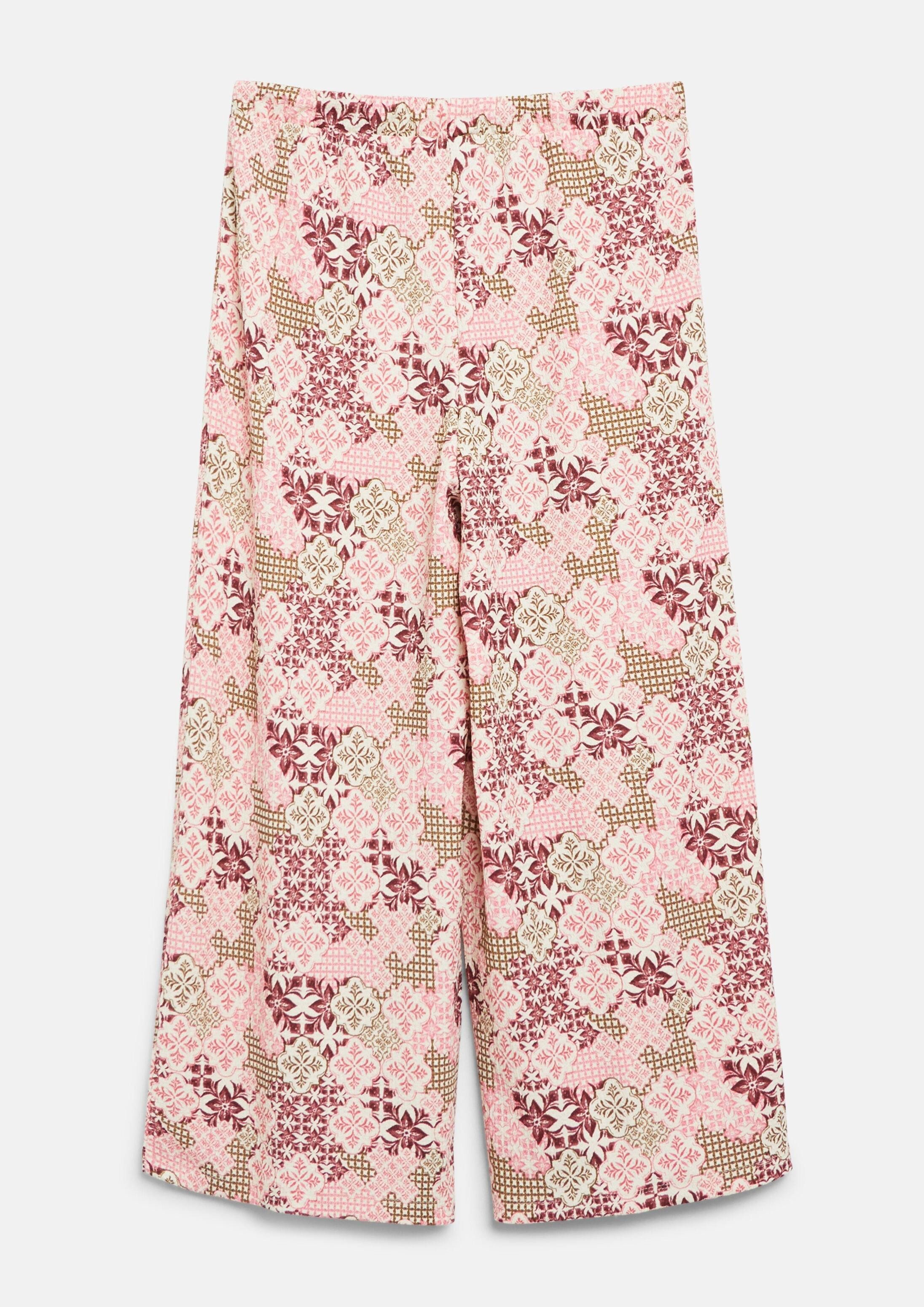 s.Oliver Culotte Hose Culotte aus Crêpejersey