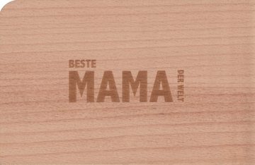 Postkarte Holzpostkarten-Set "Beste Familie der Welt"