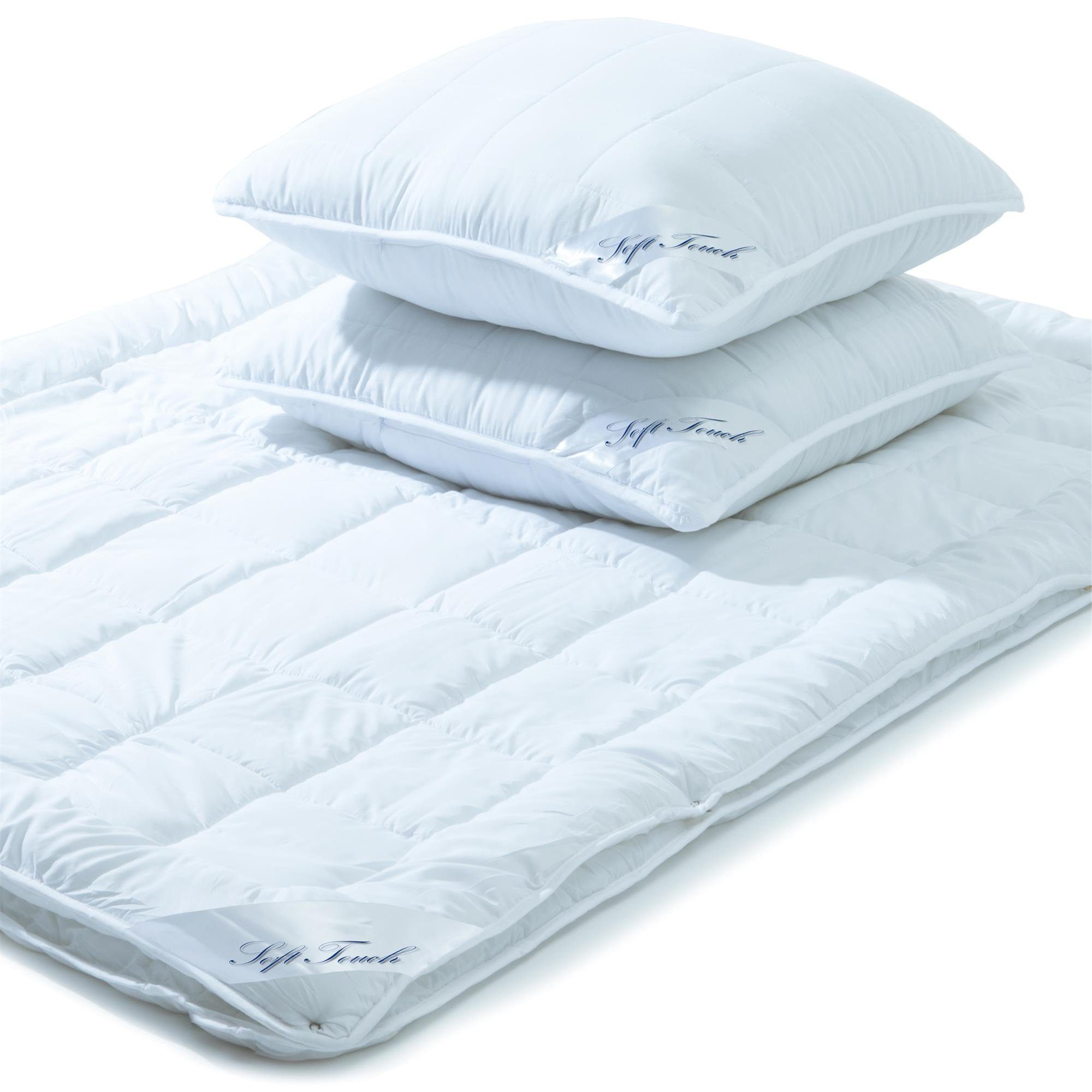 aqua-textil Bettdecke, Kopfkissen + Topper Soft günstig online kaufen