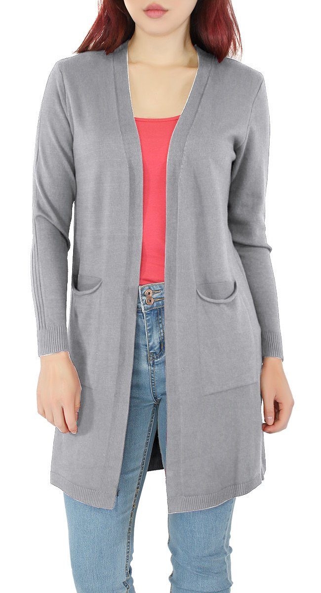 dy_mode Cardigan Damen Strickjacke Langarm Strick günstig online kaufen