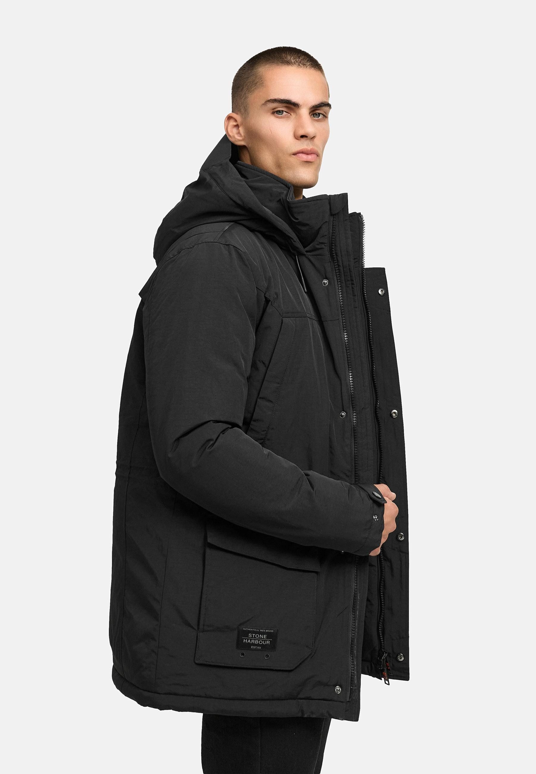 Stone Harbour Winterjacke Wadiim XX Warm gefütterte Outdoorjacke mit Kapuze