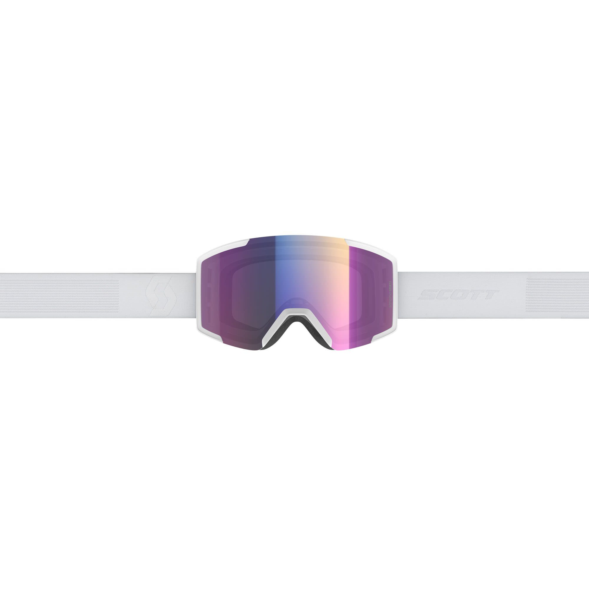 - Extra + Shield White Enhancer Goggle Chrome Scott Accessoires Lens Skibrille Scott Teal Mineral
