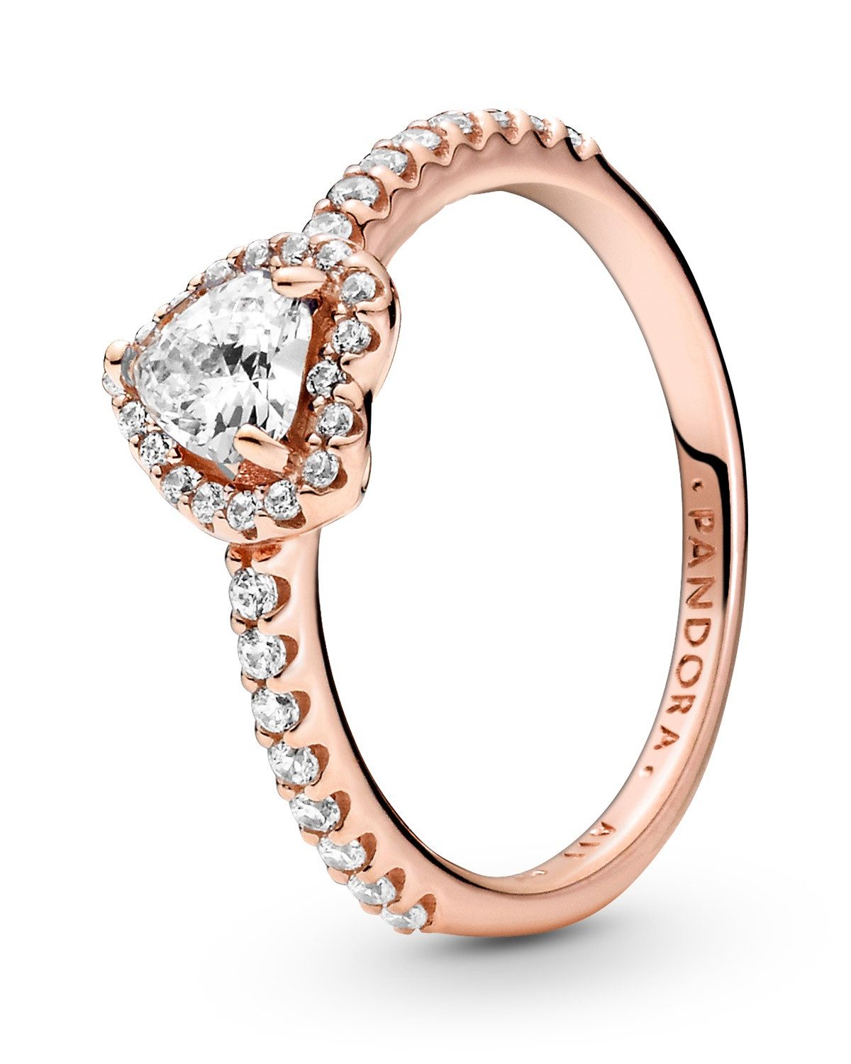 Pandora Fingerring Funkelndes Herz Weiß günstig online kaufen