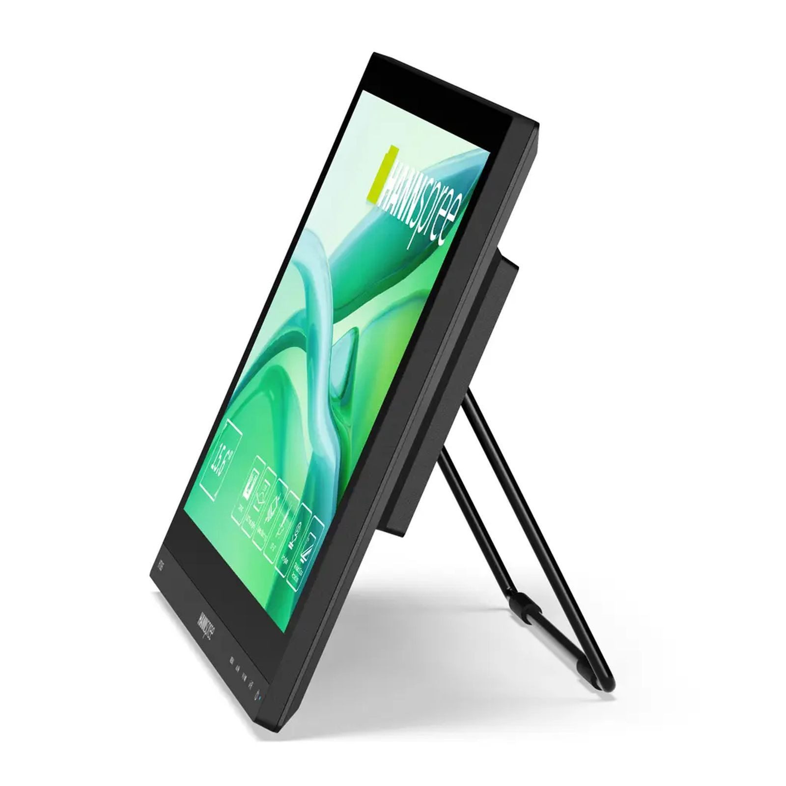 Hannspree Hannspree 39.6cm (15,6) HT165HPB 16:9 M-Touch HDMI black TFT-Monitor (1920 x 1080 px, Full HD, 15 ms Reaktionszeit, 60 Hz, IPS, Touchscreen, Lautsprecher, Kopfhörerbuchse)