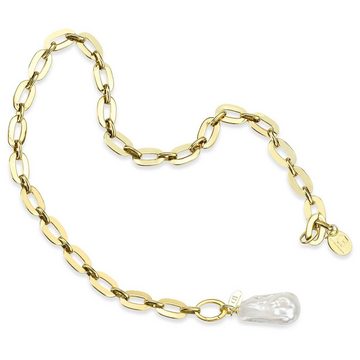 Célia von Barchewitz Gliederkette "RAJA", Damen Perlen-Halskette kurz, Länge ca. 70 cm, Anhänger abnehmbar oder austauschbar